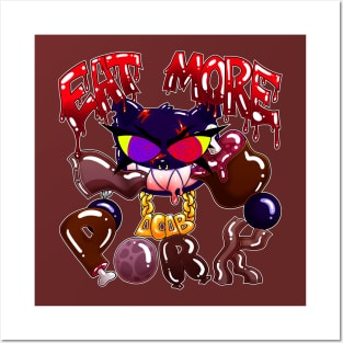 Eat More Pork Panther ED Posters and Art